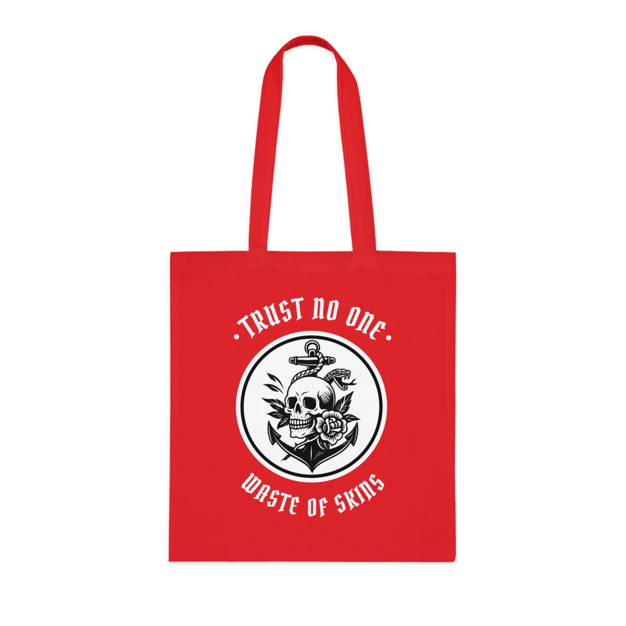 "TRUST NO.1" — Waste of Skins® Tote bag