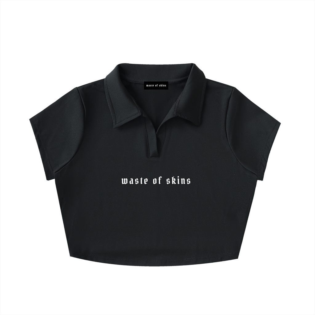 “MIRROR, MIRROR” — Waste of Skins® Crop Top