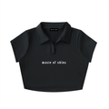 “MIRROR, MIRROR” — Waste of Skins® Crop Top