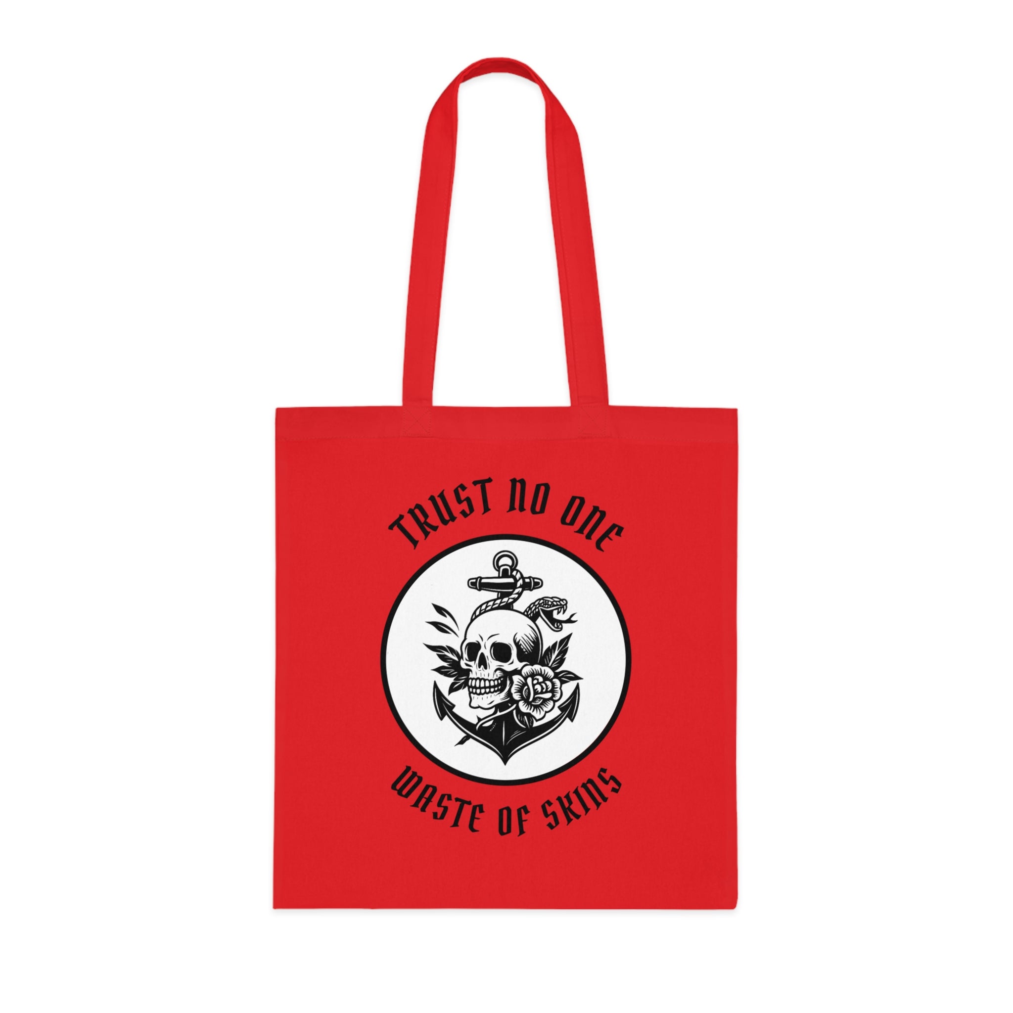 "TRUST NO.1" — Waste of Skins® Tote bag