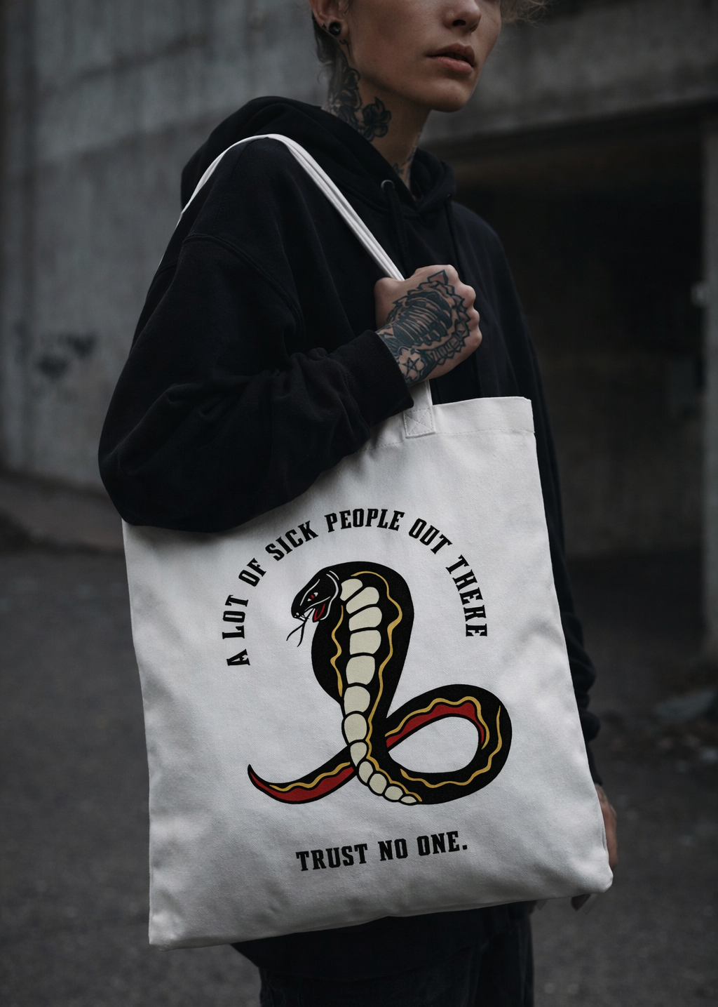 "A LOT OF SICK PEOPLE " — Waste of Skins® Tote