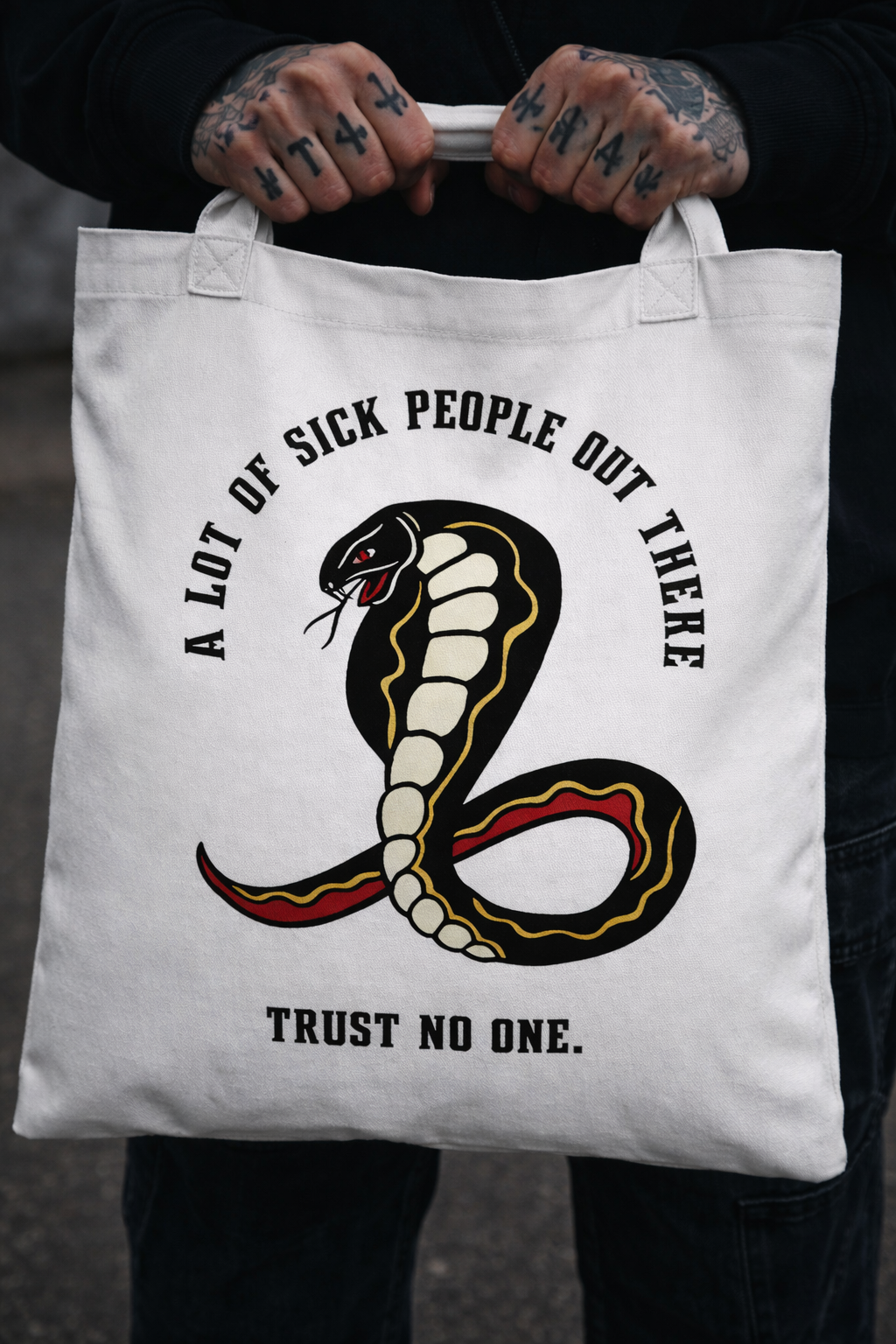 "A LOT OF SICK PEOPLE " — Waste of Skins® Tote