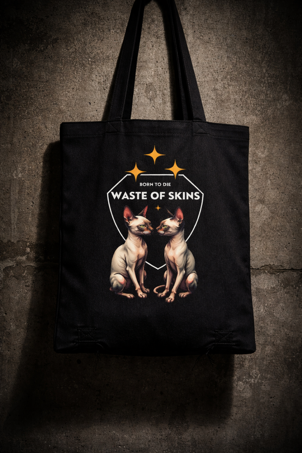 "Born to die" — Waste of Skins® Tote bag