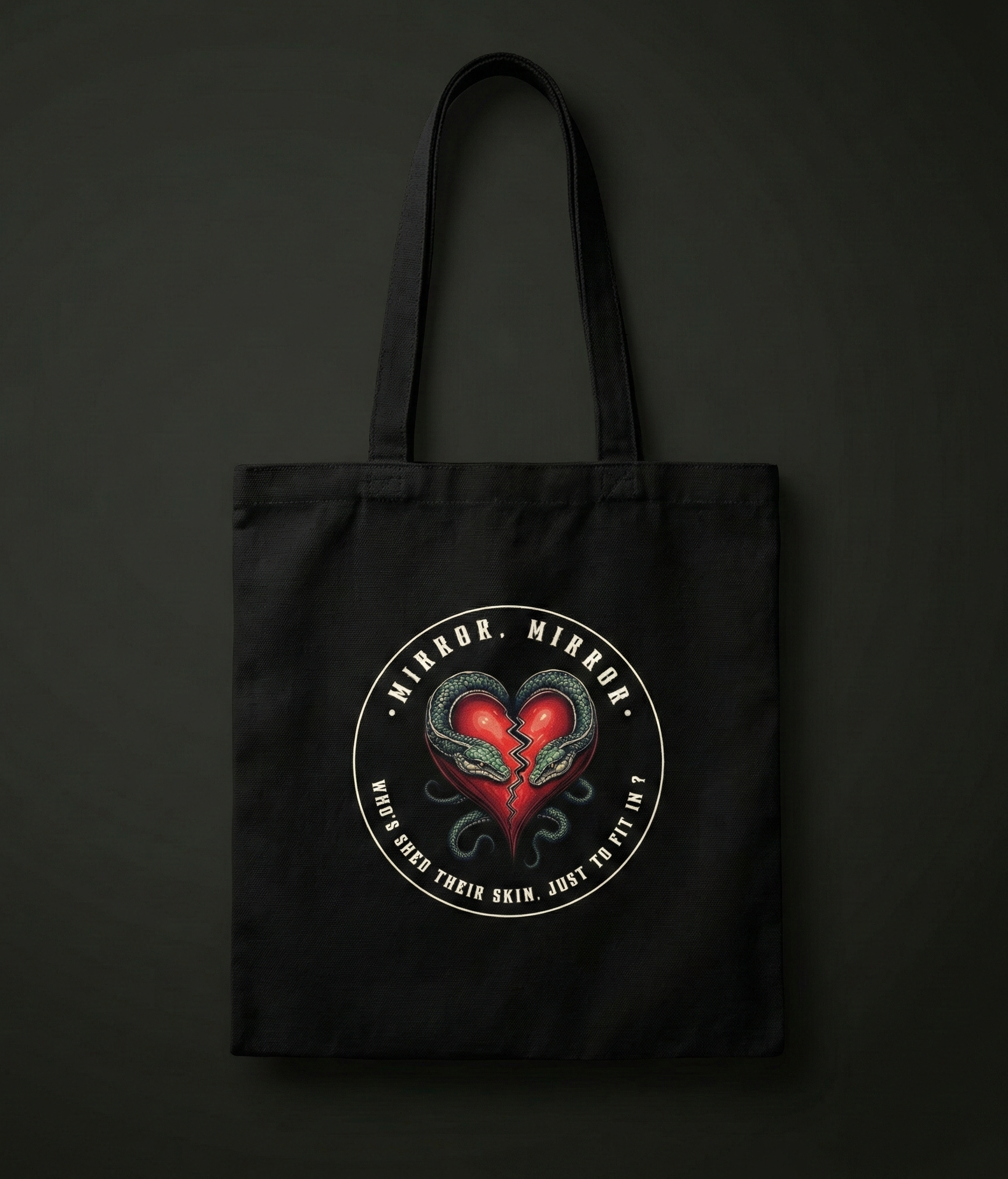 "MIRROR, MIRROR" — Waste of Skins® Tote