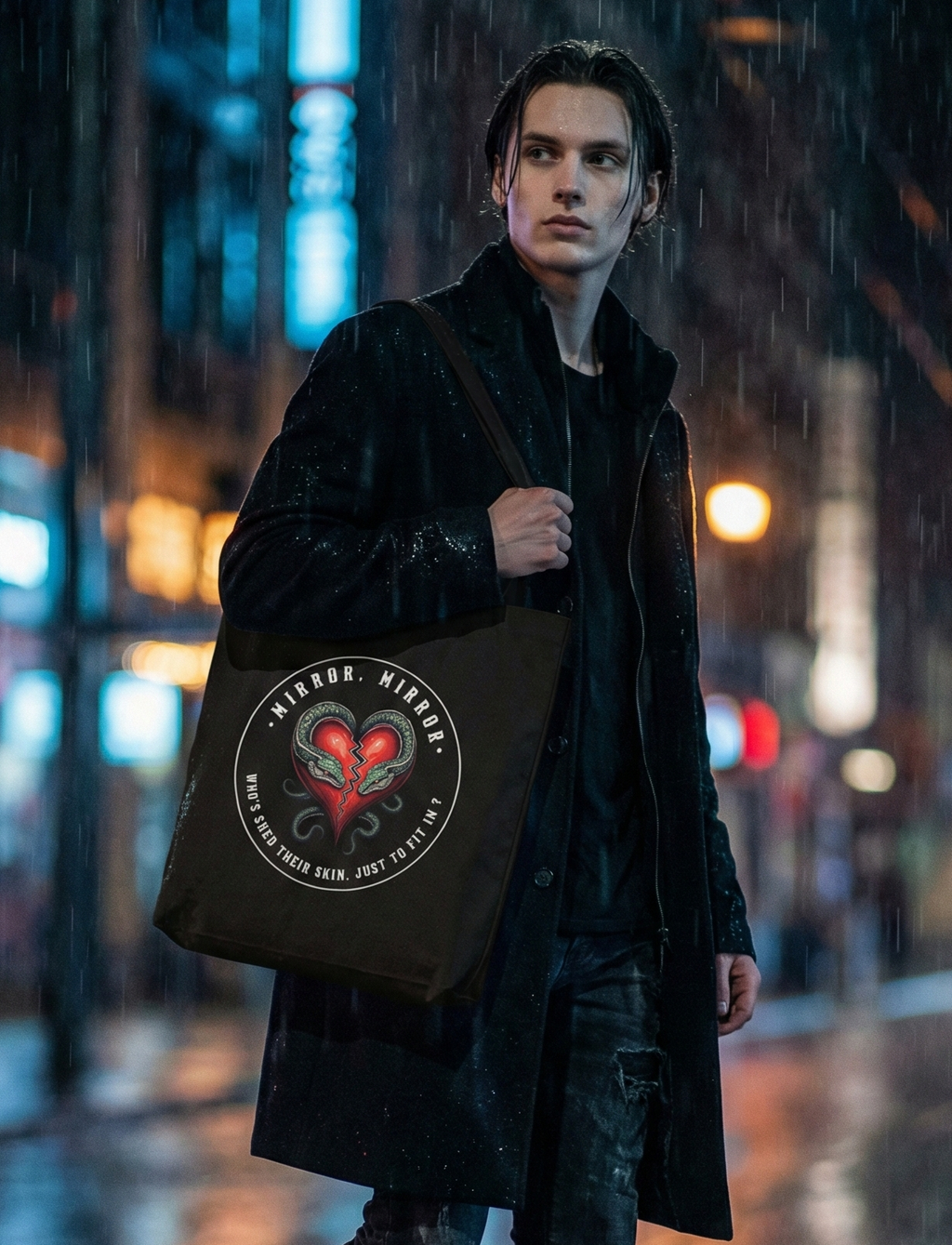 "MIRROR, MIRROR" — Waste of Skins® Tote