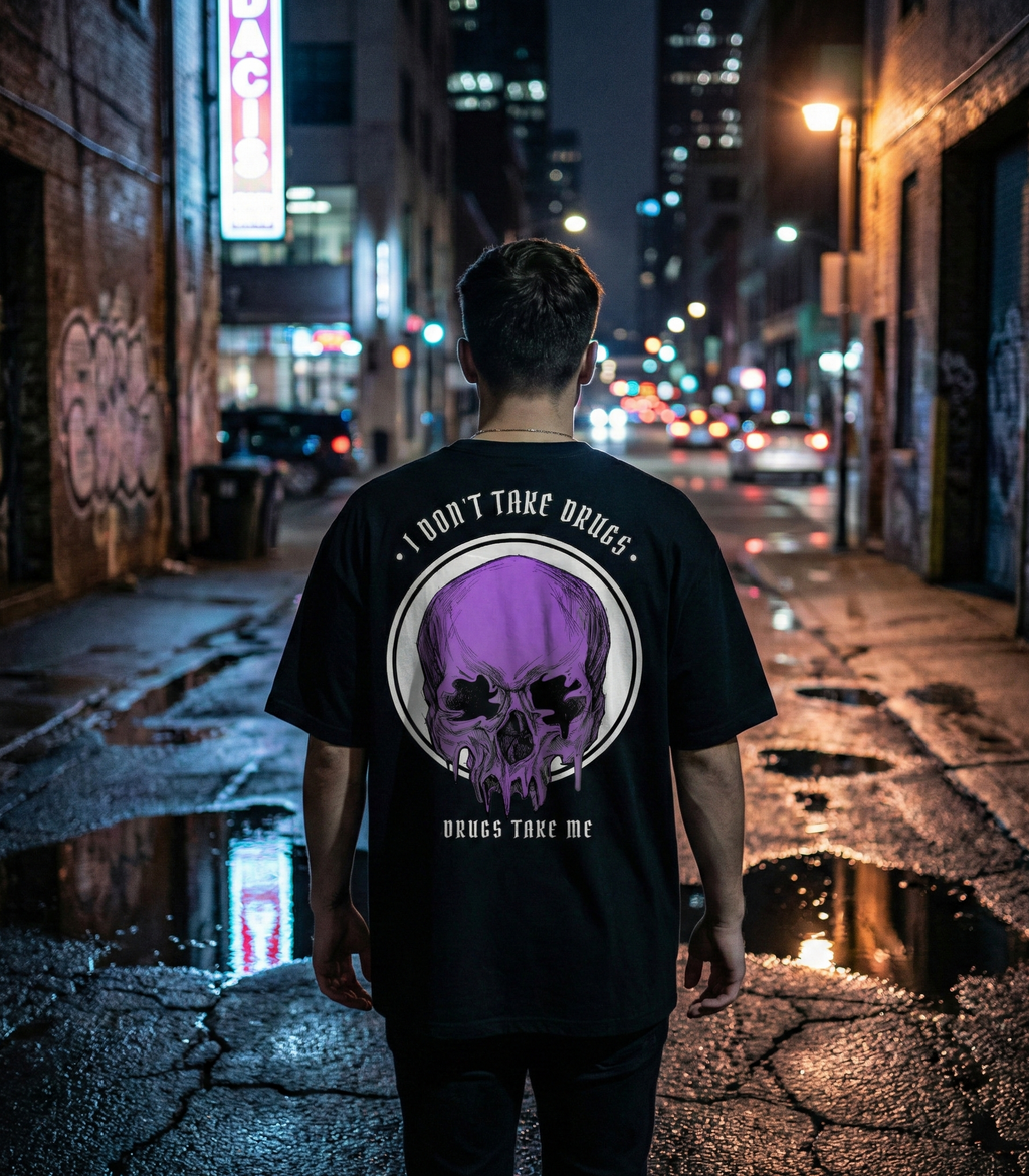 "Drugs Take Me" — Waste of Skins® Tee