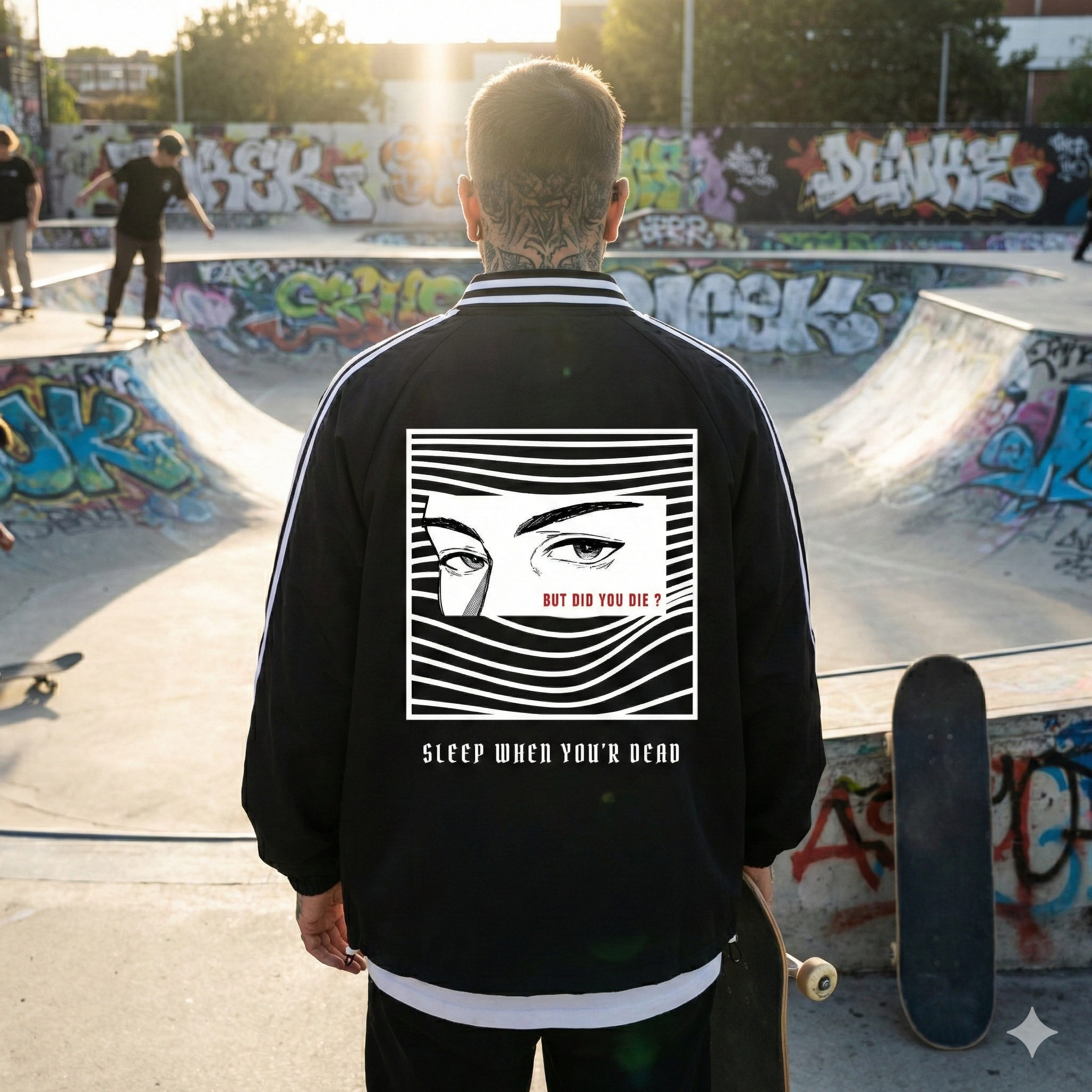 "But did you die ?" — Waste of Skins Sweatshirt