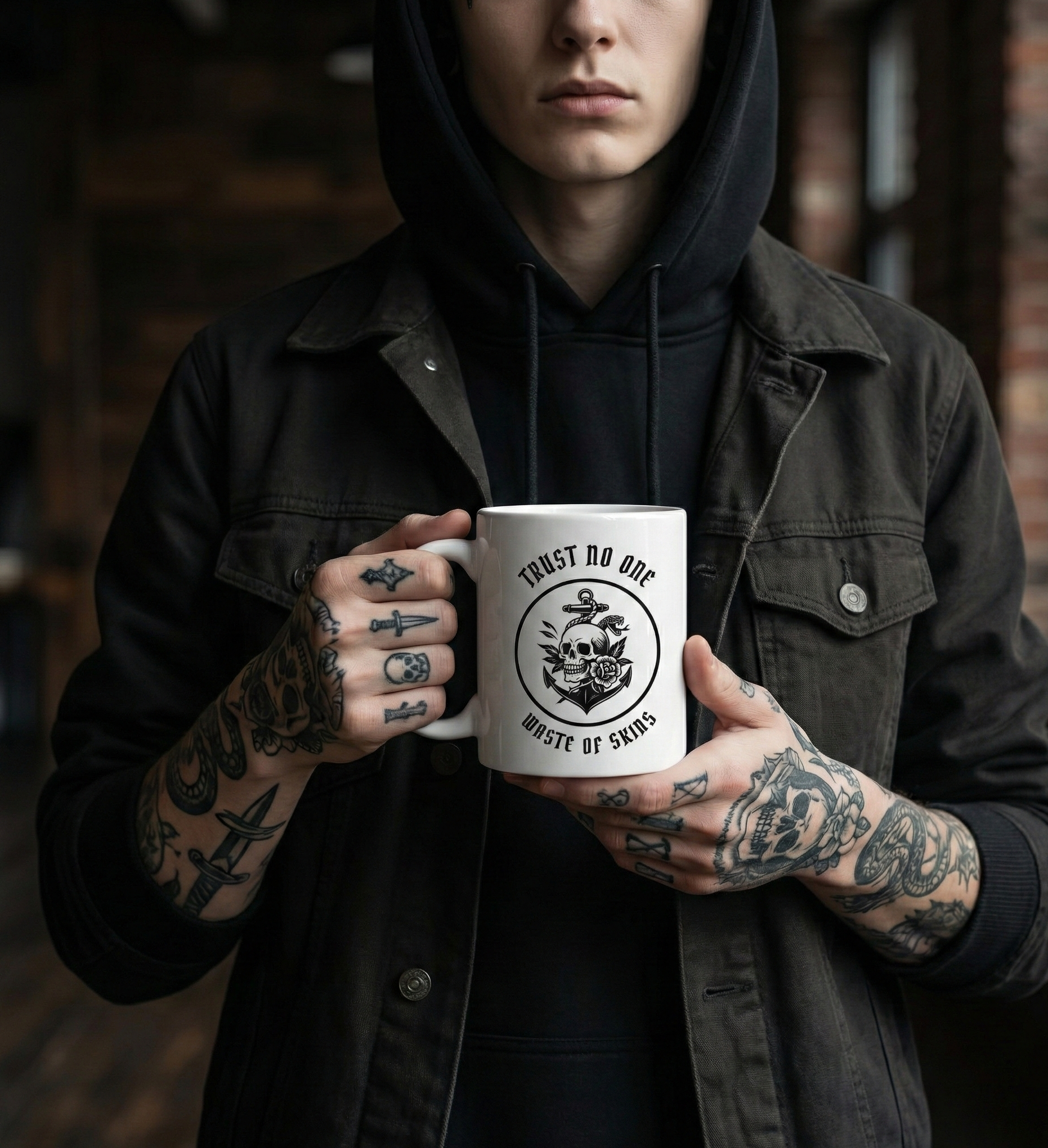 "TRUST NO.1" — Waste of Skins® 11oz Mug
