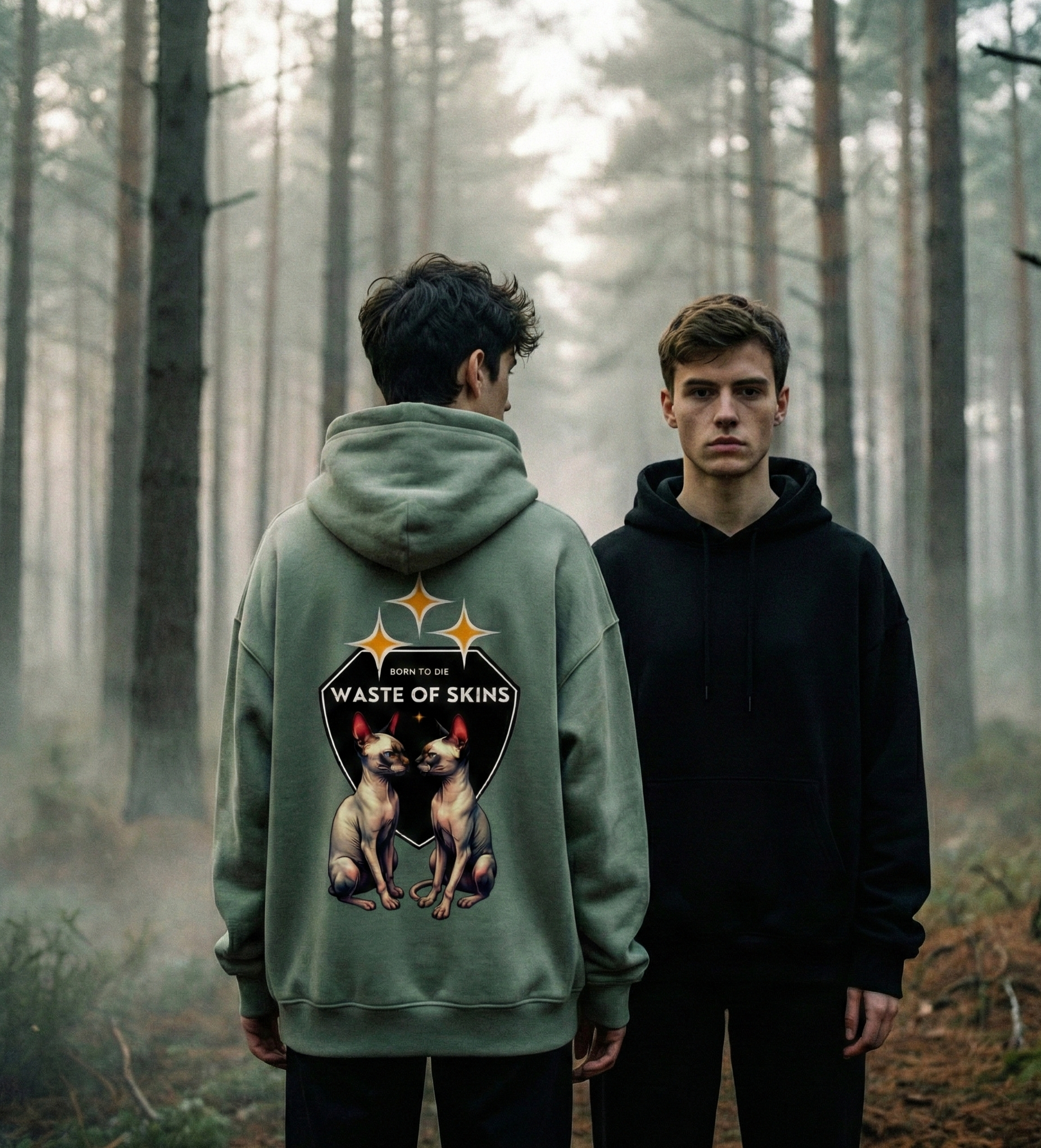 "Born to die" — Waste of Skins® Hoodie