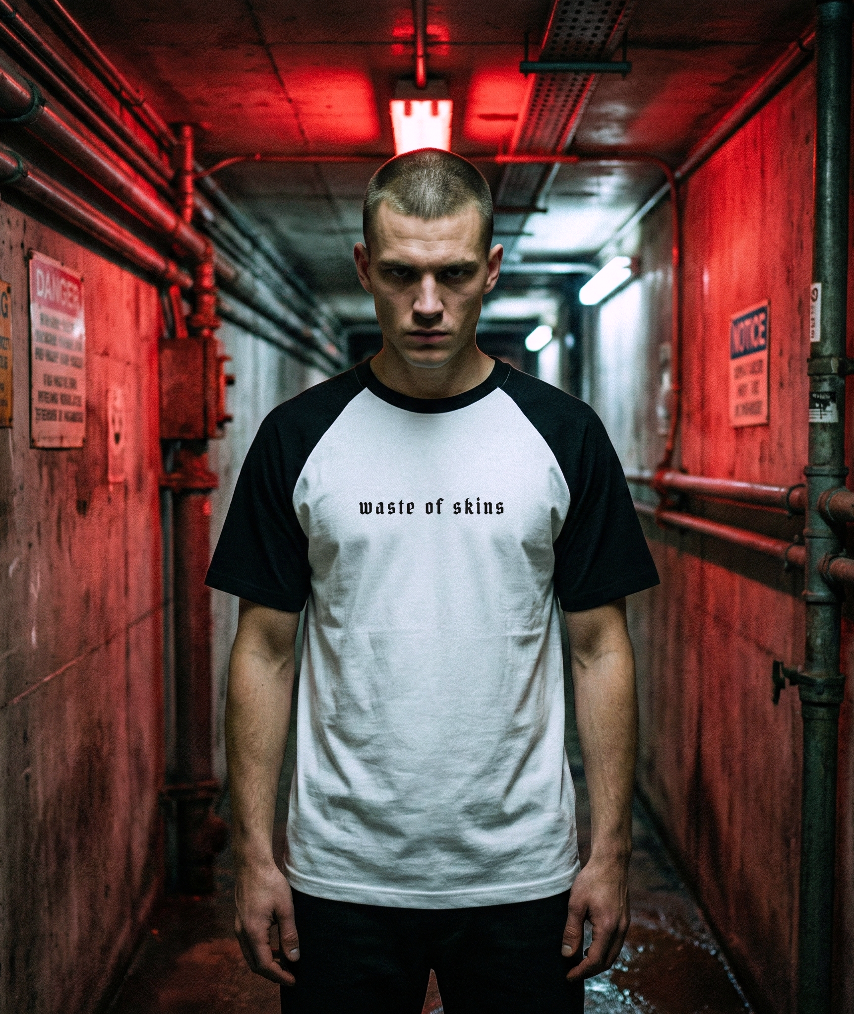 “THE POISON OF SOCIETY" — Waste of Skins® Baseball Tee