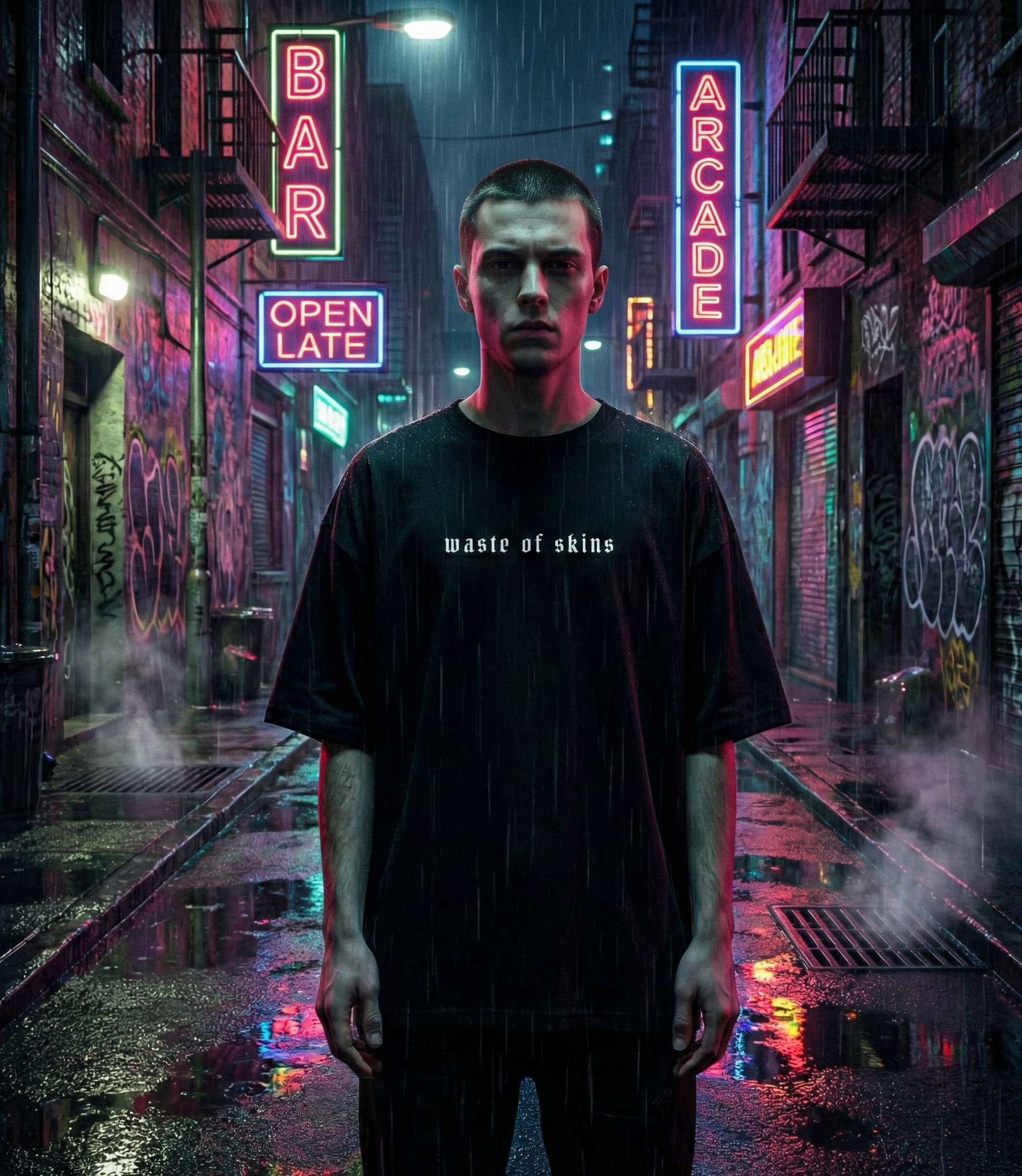 "WASTED" — Waste of Skins® Tee