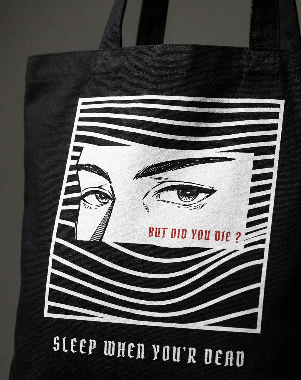 "BUT DID YOU DIE ?" — Waste of Skins® Tote bag