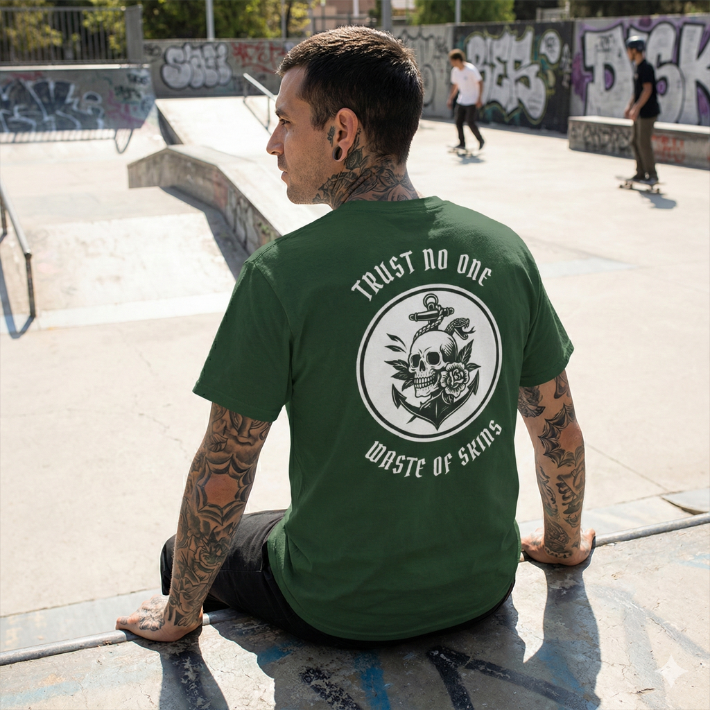 "TRUST NO.1" — Waste of Skins® Tee