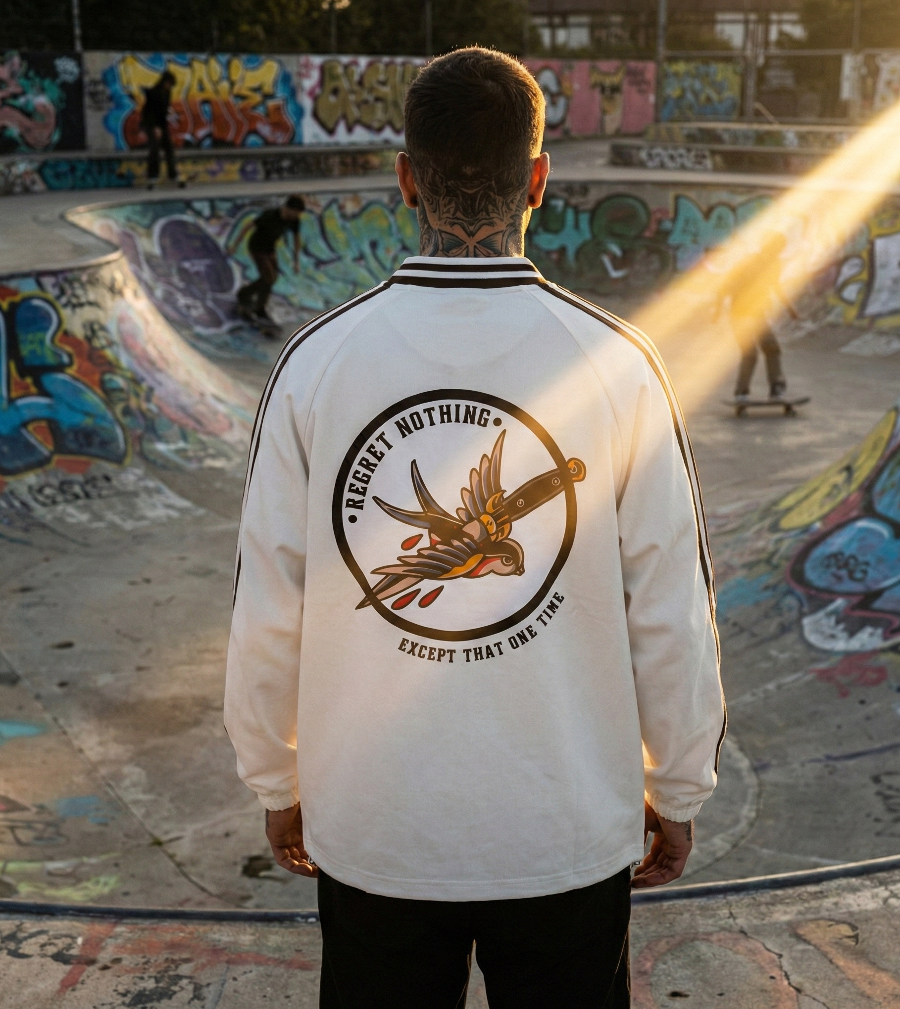 "REGRET NOTHING" — Waste of Skins® Sweatshirt