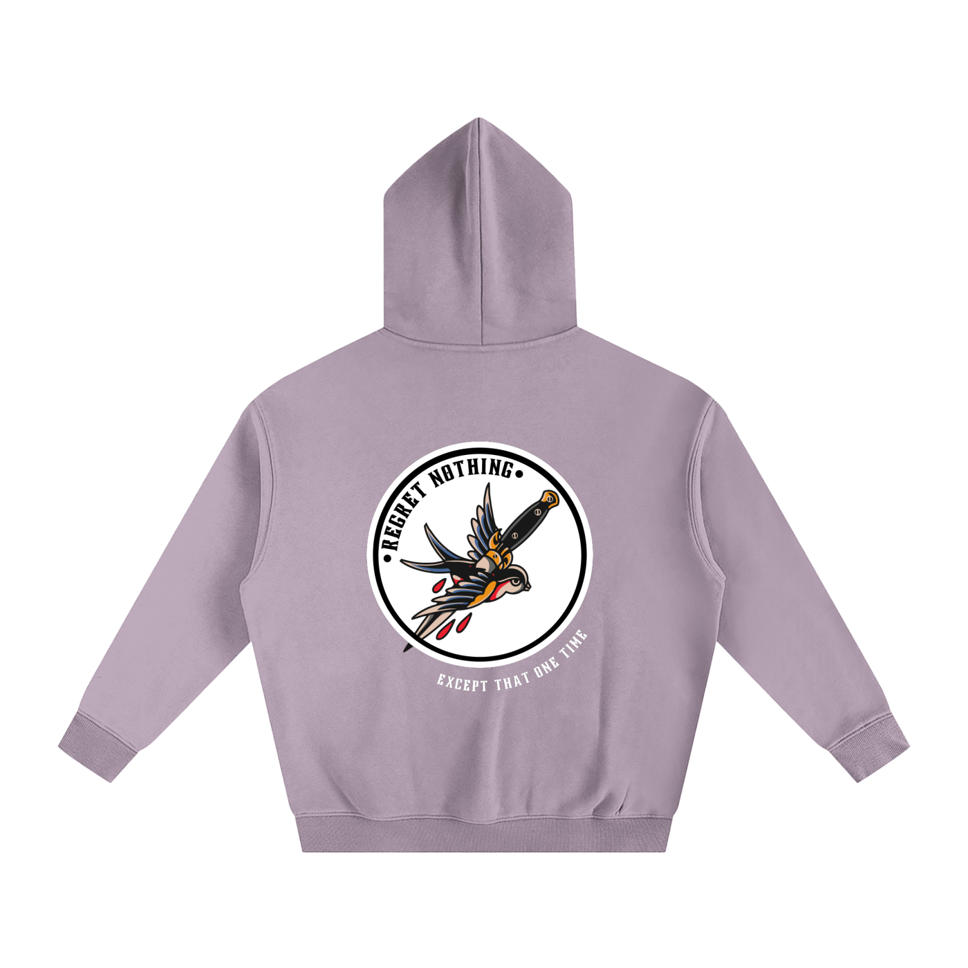 “REGRET NOTHING” — Waste of Skins® Oversize Hoodie