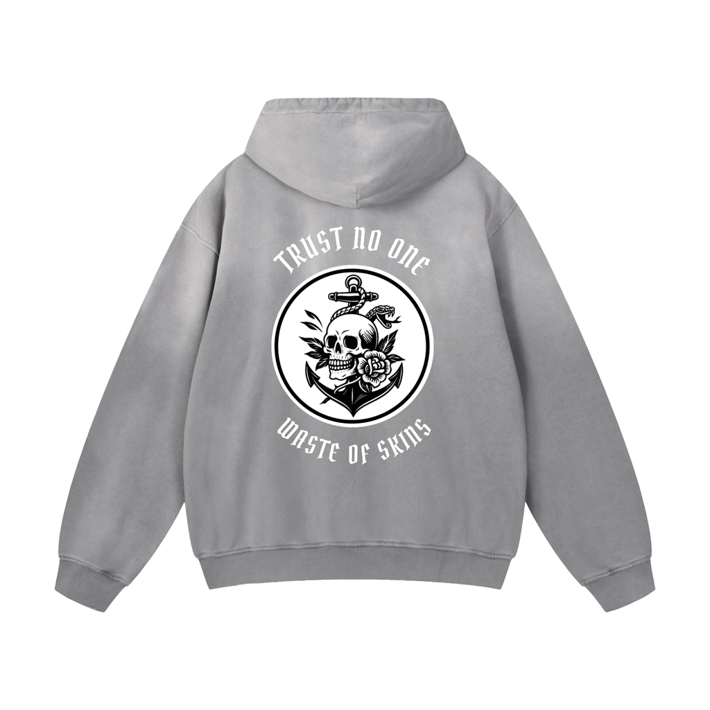 "TRUST NO.1" — Waste of Skins® Hoodie