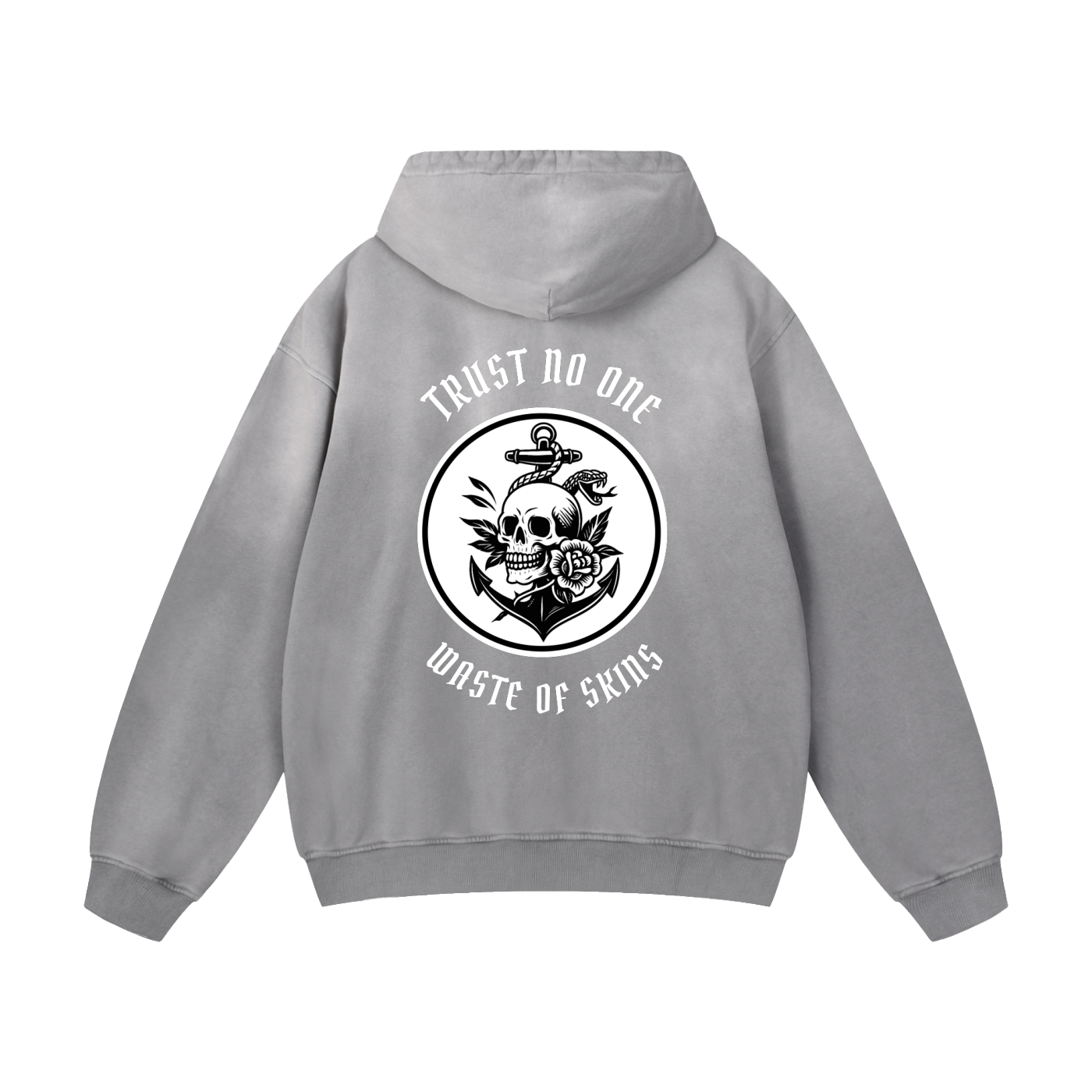 "TRUST NO.1" — Waste of Skins® Hoodie