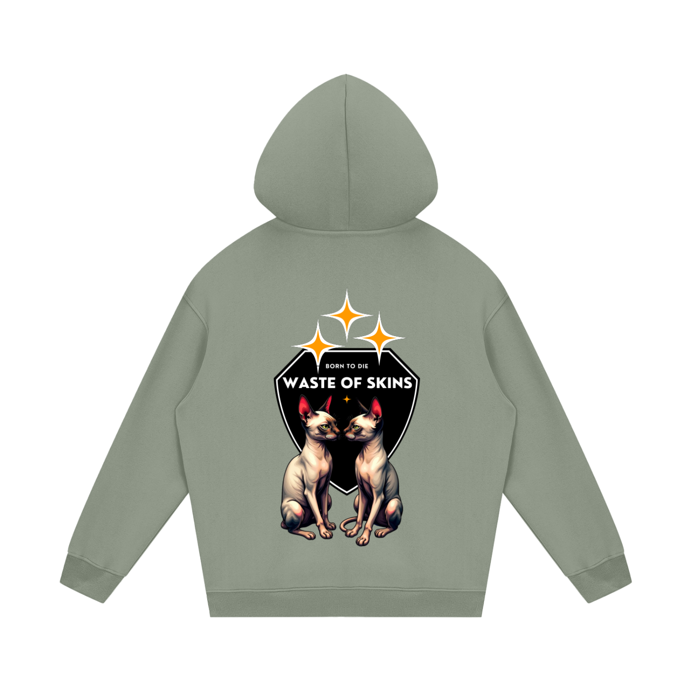 "Born to die" — Waste of Skins® Hoodie