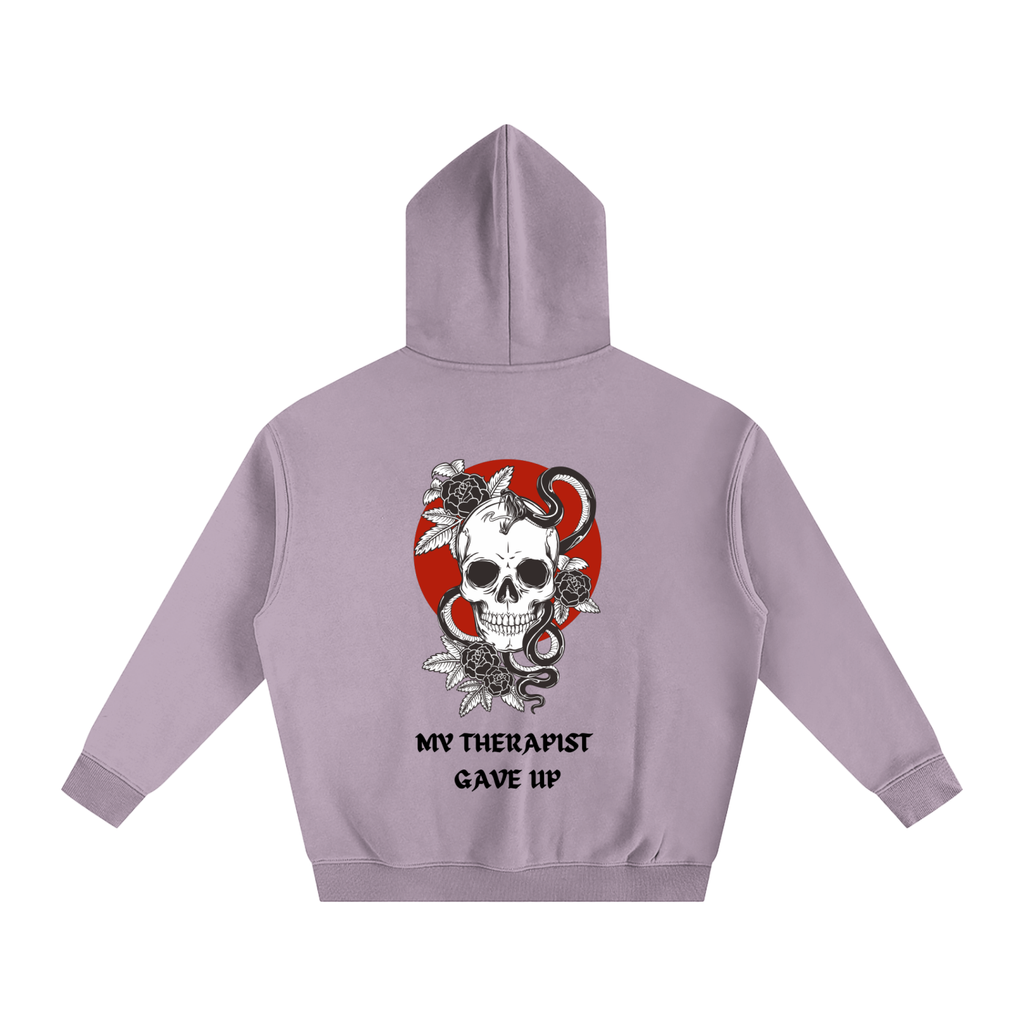 “MY THERAPIST GAVE UP” — Waste of Skins® Oversize Hoodie
