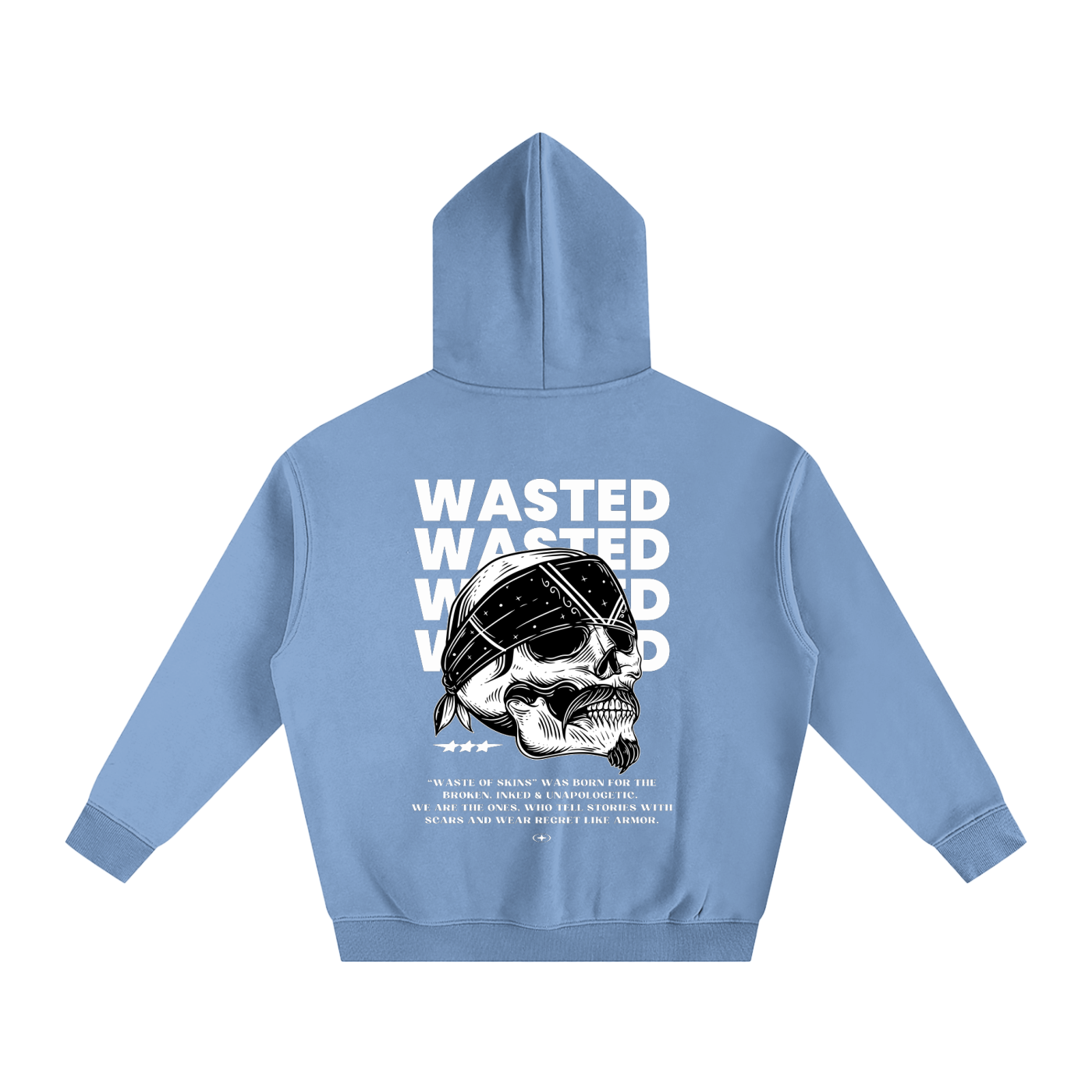 “WASTED” — Waste of Skins® Oversize Hoodie