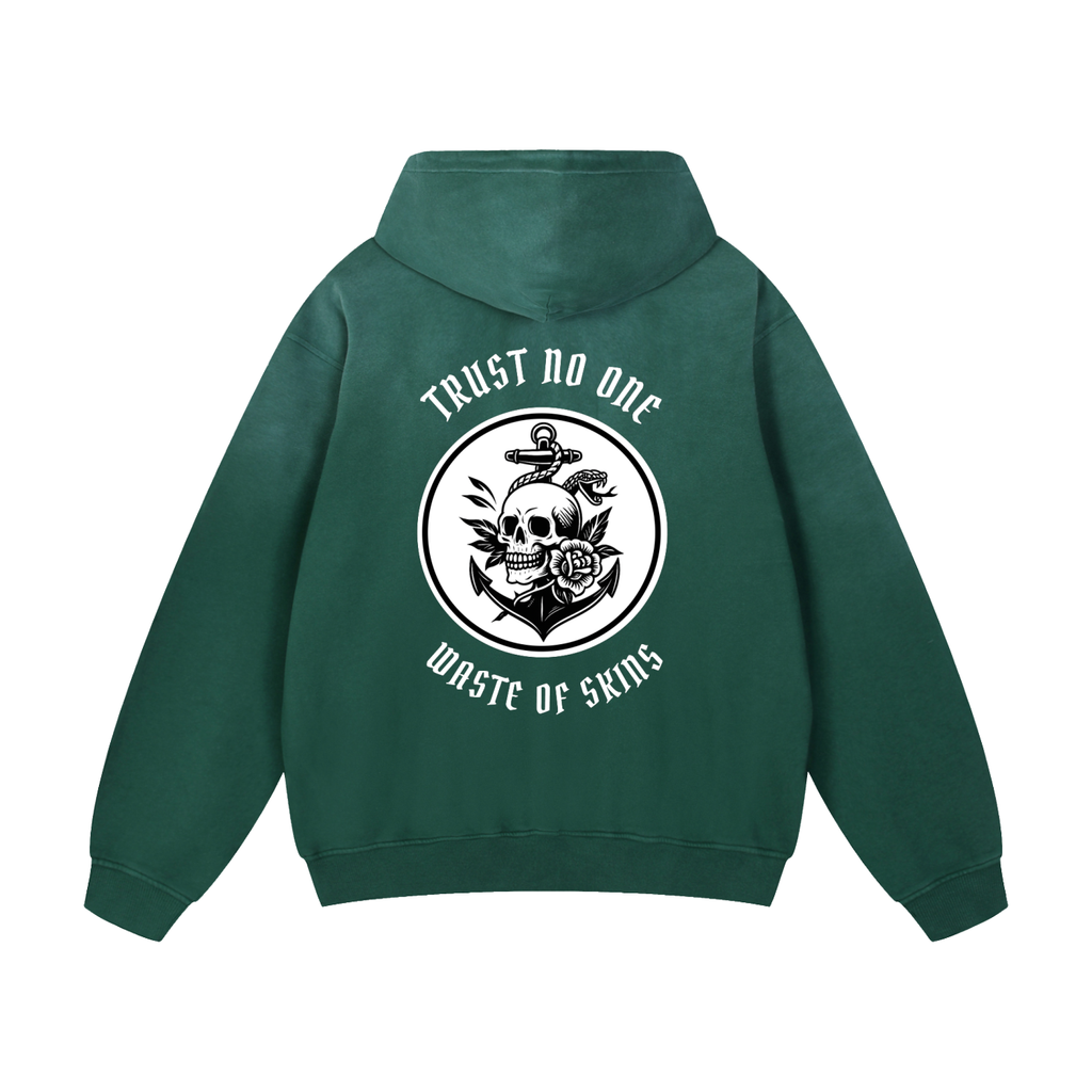 "TRUST NO.1" — Waste of Skins® Hoodie