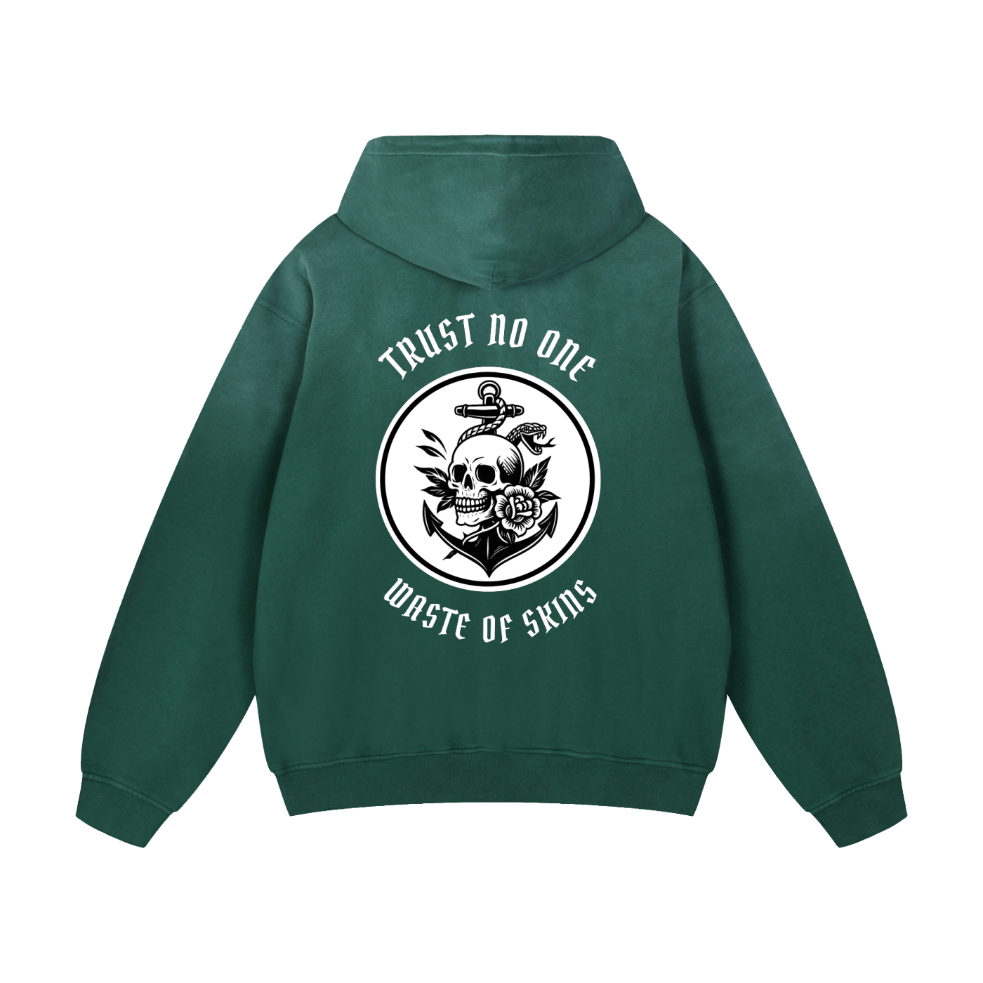 "TRUST NO.1" — Waste of Skins® Hoodie