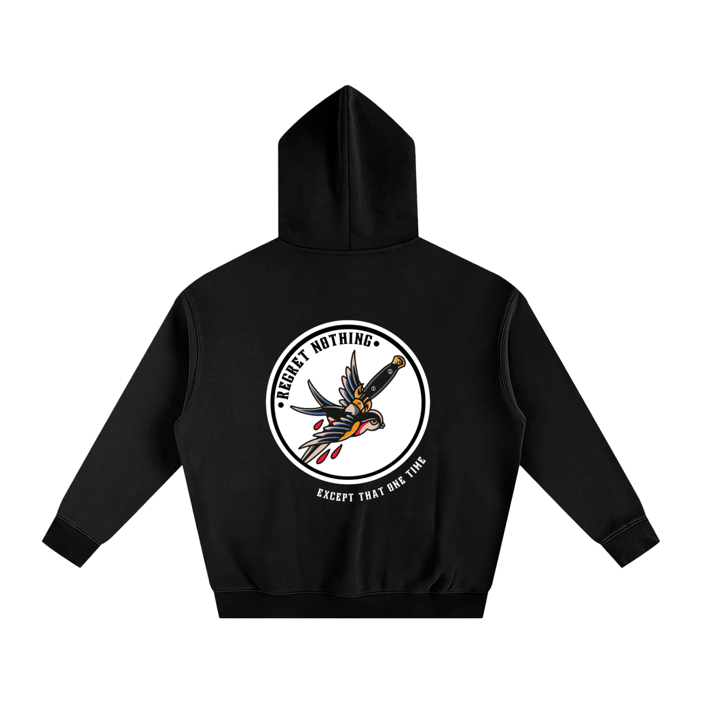 “REGRET NOTHING” — Waste of Skins® Oversize Hoodie