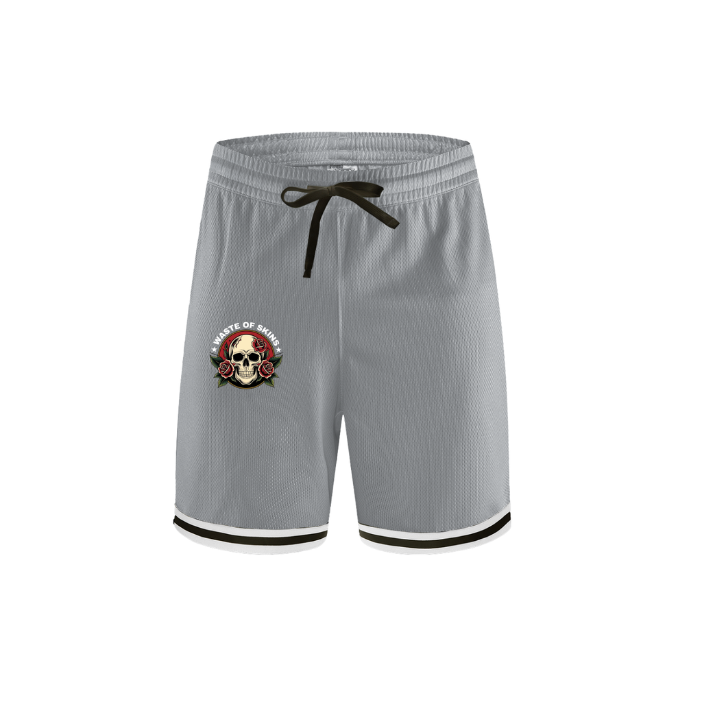 "WASTED BLOOM"  — Waste of Skins® Basketball Shorts