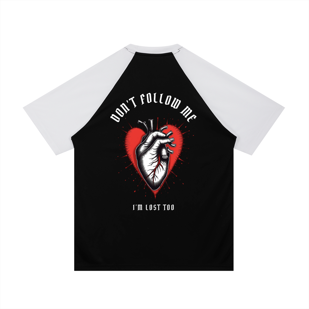 “DON’T FOLLOW ME” — Waste of Skins® Baseball Tee