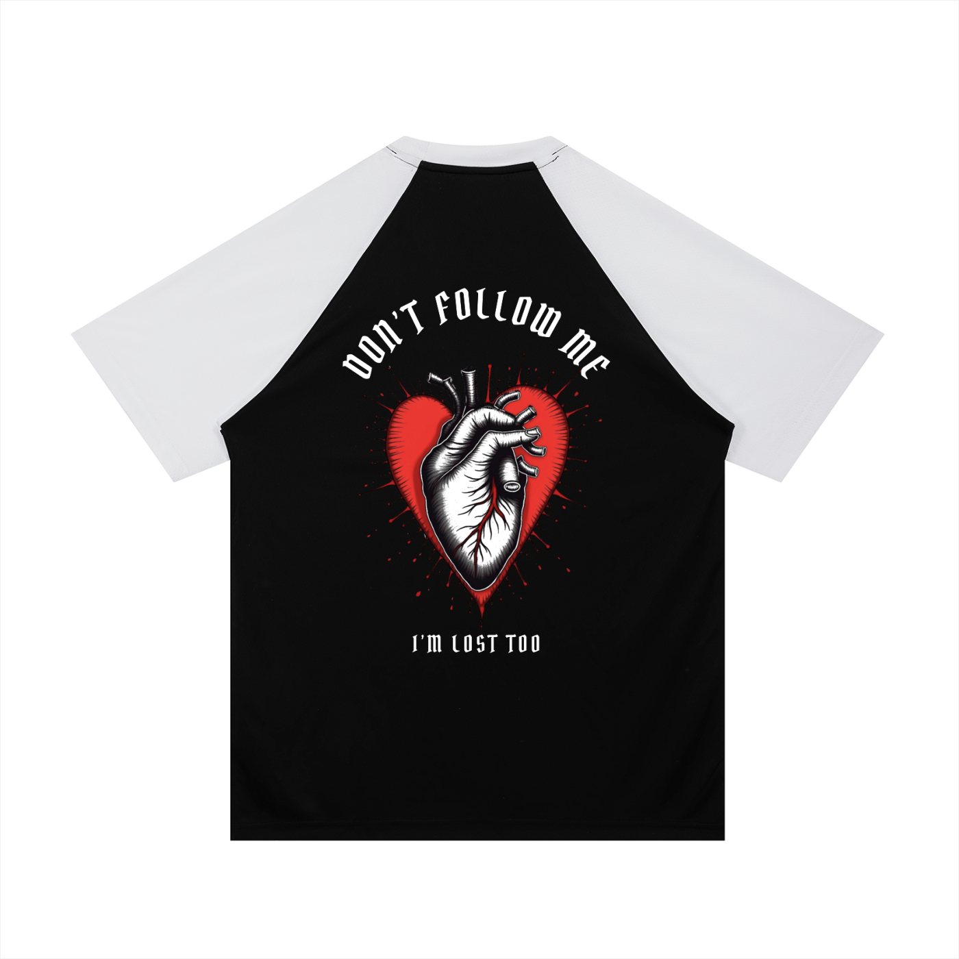 “DON’T FOLLOW ME” — Waste of Skins® Baseball Tee