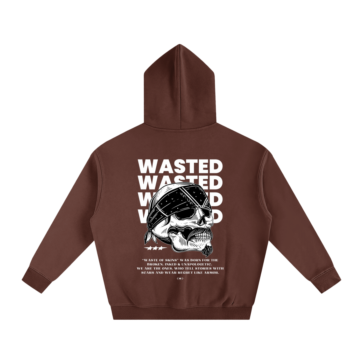 “WASTED” — Waste of Skins® Oversize Hoodie