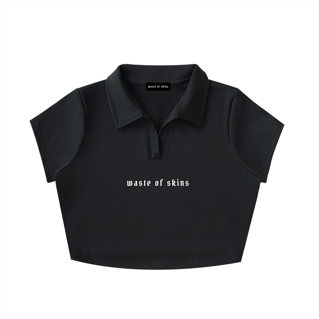 "WASTED BLOOM" — Waste of Skins® Crop Top