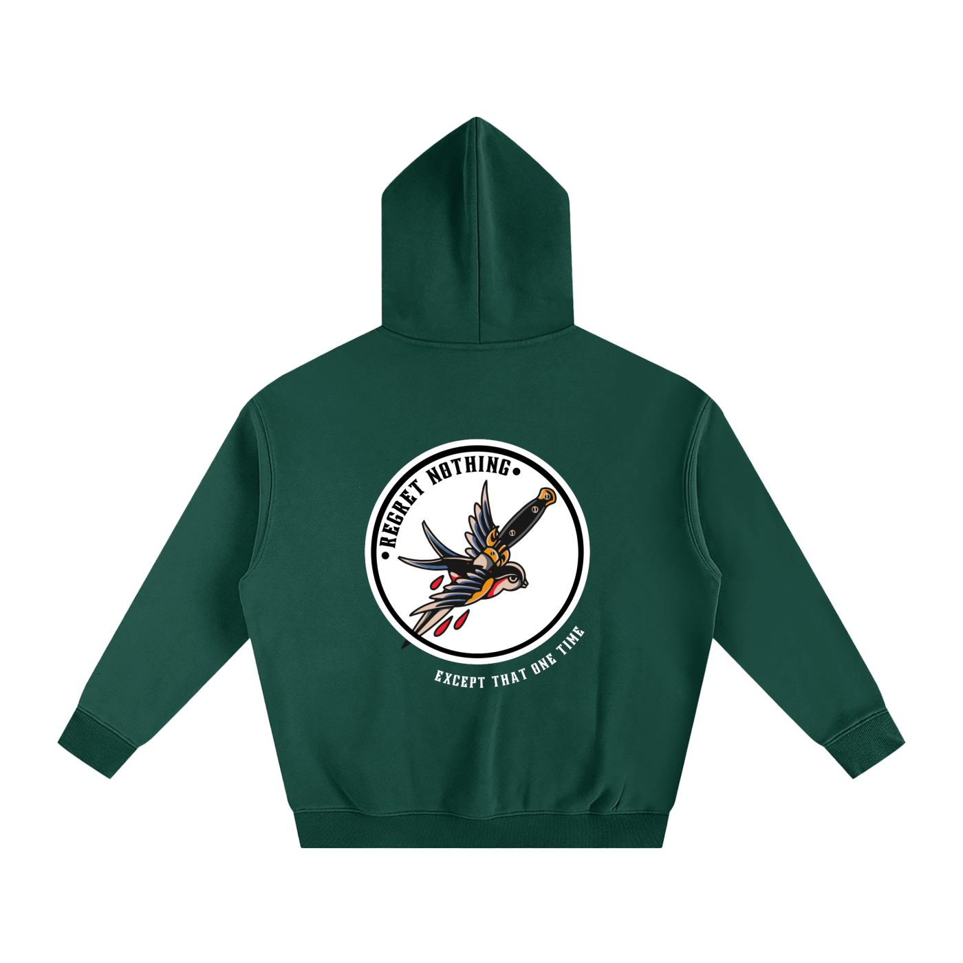 “REGRET NOTHING” — Waste of Skins® Oversize Hoodie