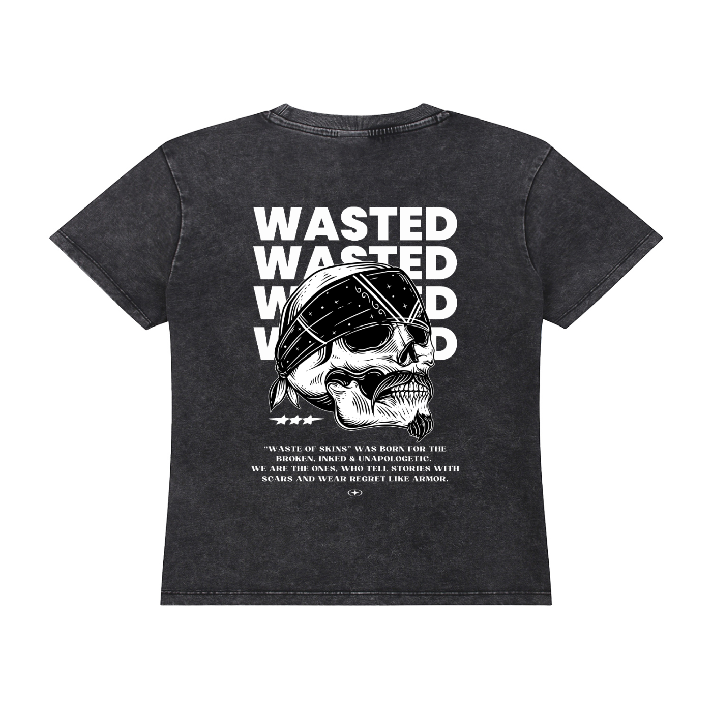 “WASTED” — Waste of Skins® Tee