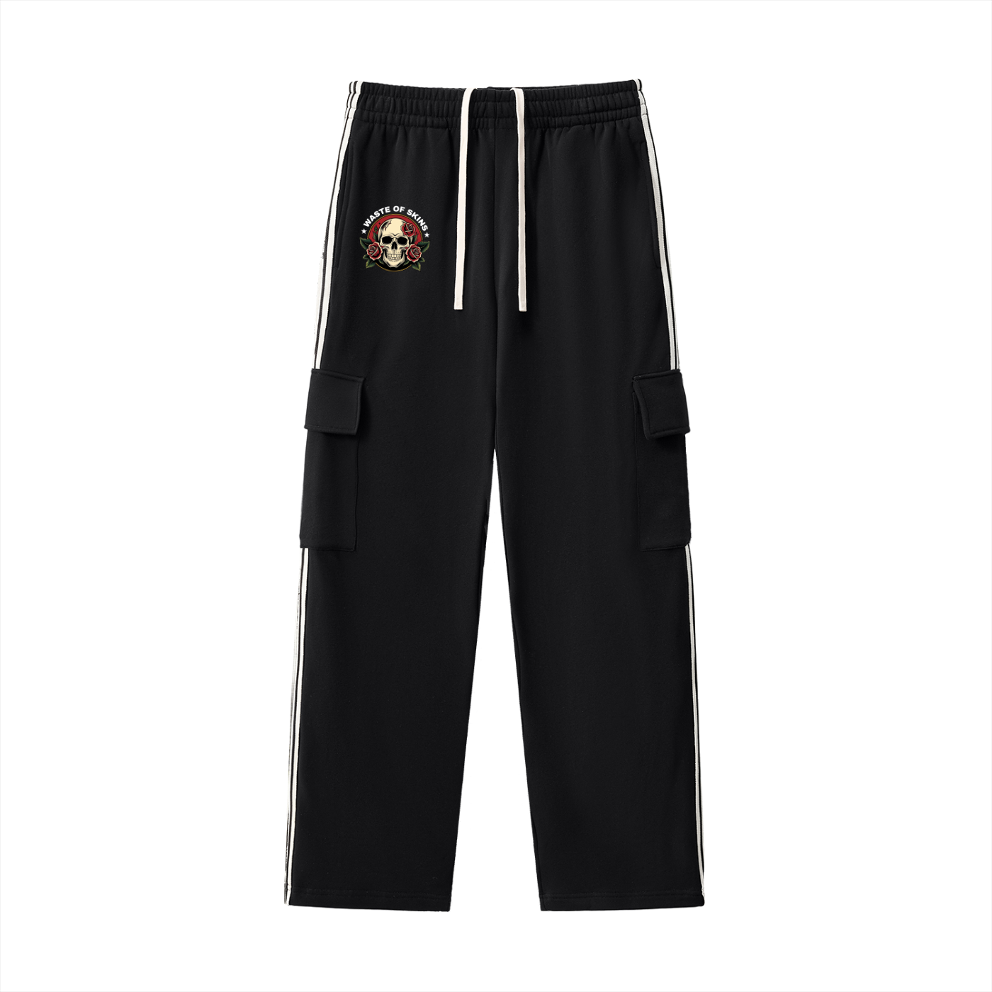 "WASTED BLOOM" — Waste of Skins® Stripe Pants