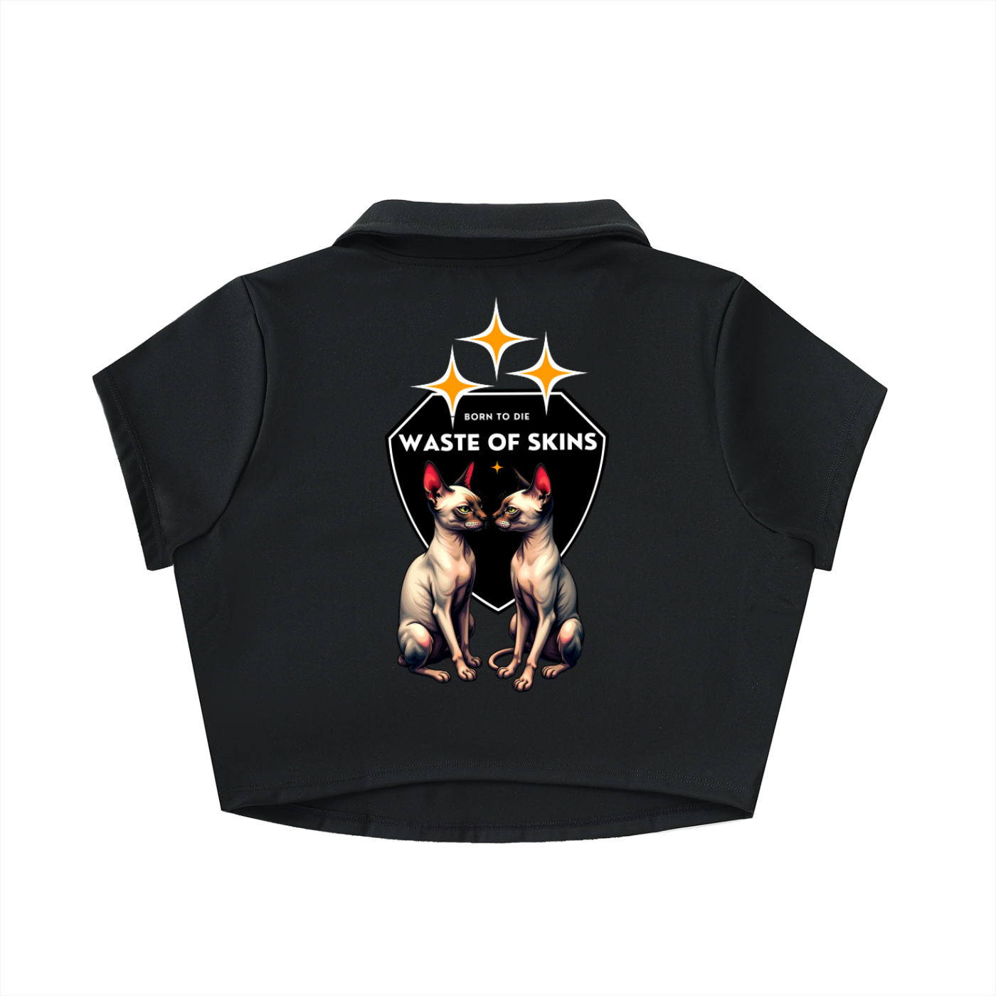 “BORN TO DIE” — Waste of Skins® Crop Top