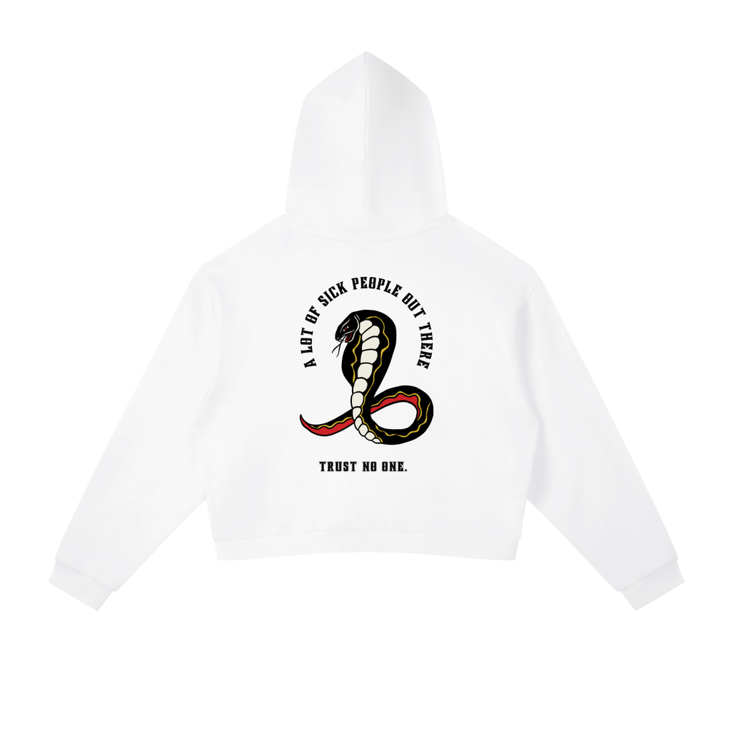 “A LOT OF SICK PEOPLE” — Waste of Skins® Cropped Hoodie